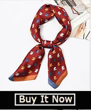 Blooming Flowers Print Square Scarf