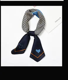 Blooming Flowers Print Square Scarf