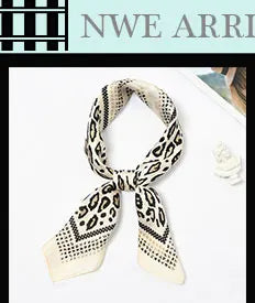 Blooming Flowers Print Square Scarf