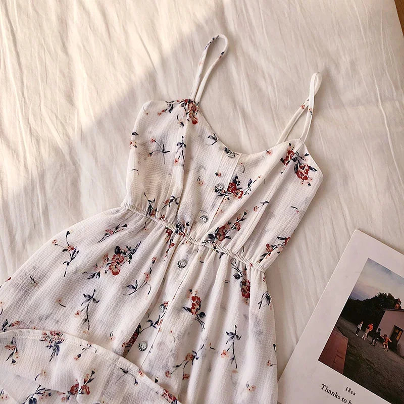 Sleeveless Floral Wide Leg Jumpsuit