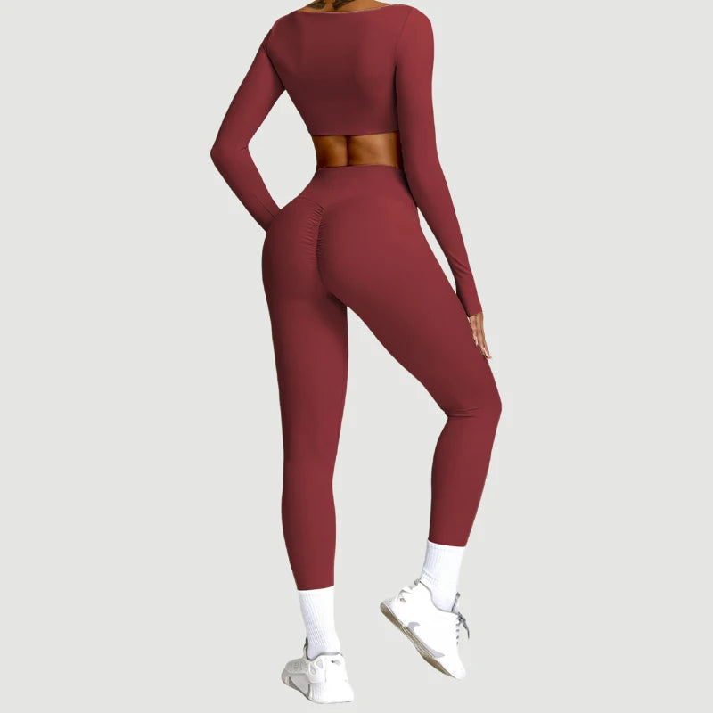 2-Piece Yoga Shorts Fitness Set