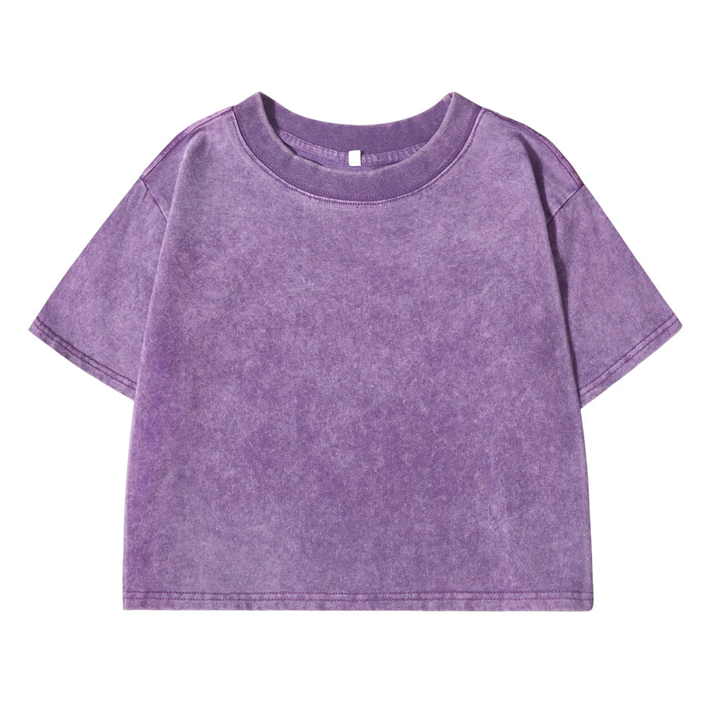 Slim Fit Washed Cotton T-Shirt