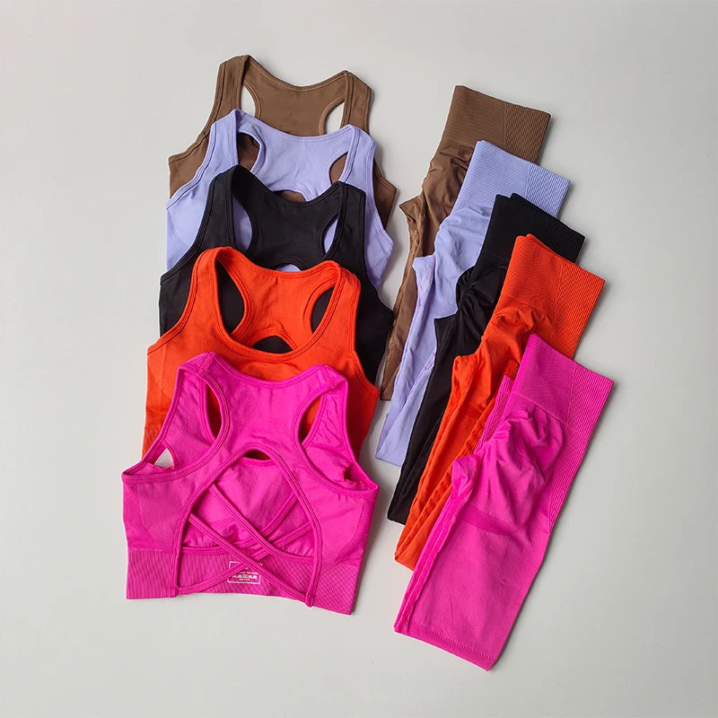 2PCS Sports Bra Yoga Set