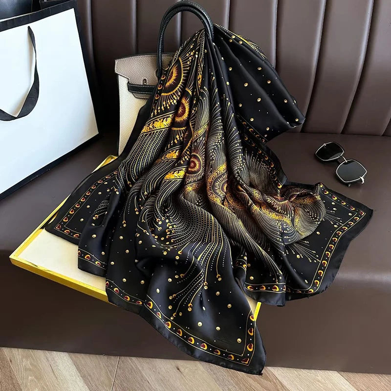 Luxury Polyester Spring Scarf