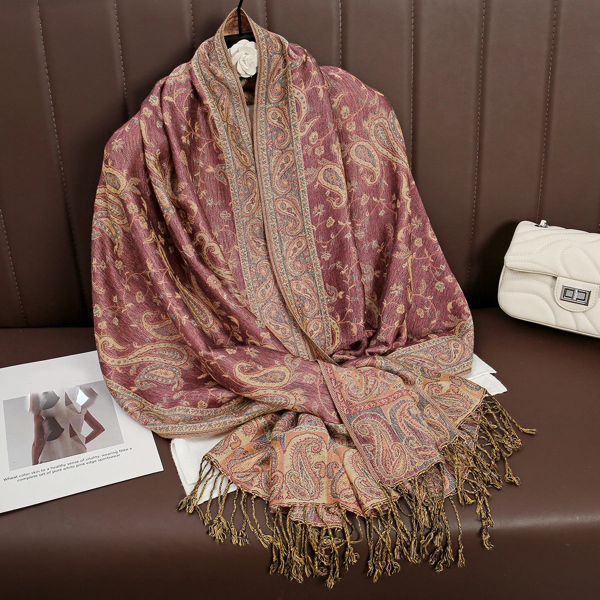 Luxury Autumn Cashmere Pashmina Shawl