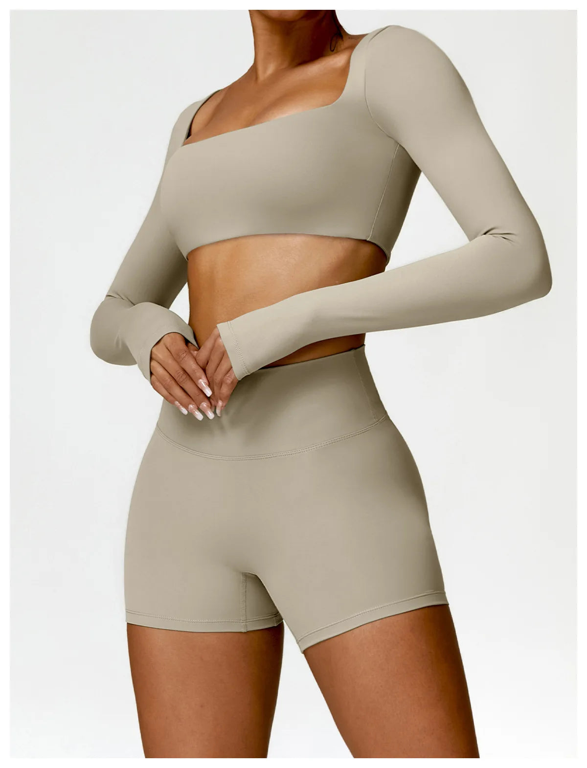 2-Piece Yoga Shorts Fitness Set
