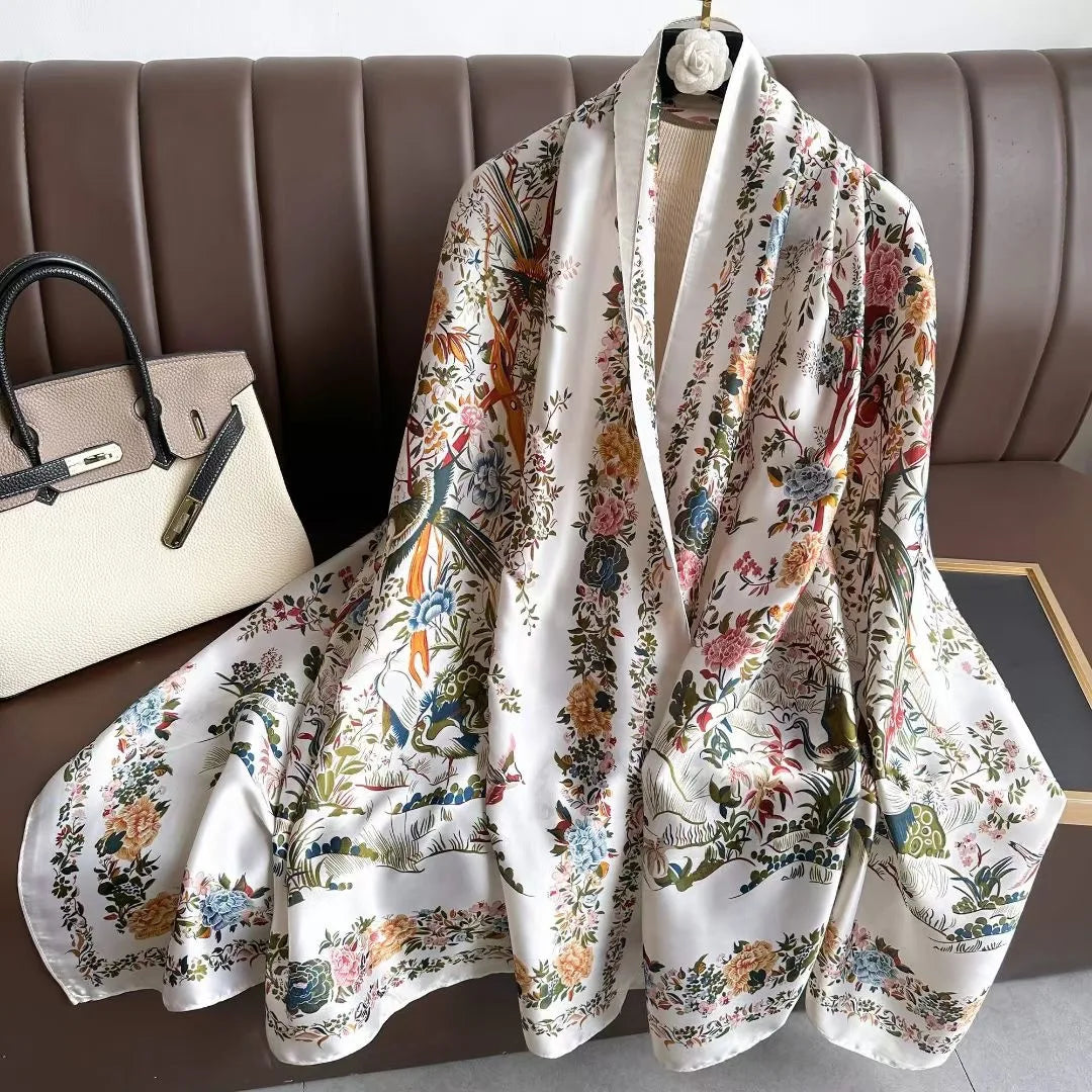 Luxury Polyester Spring Scarf