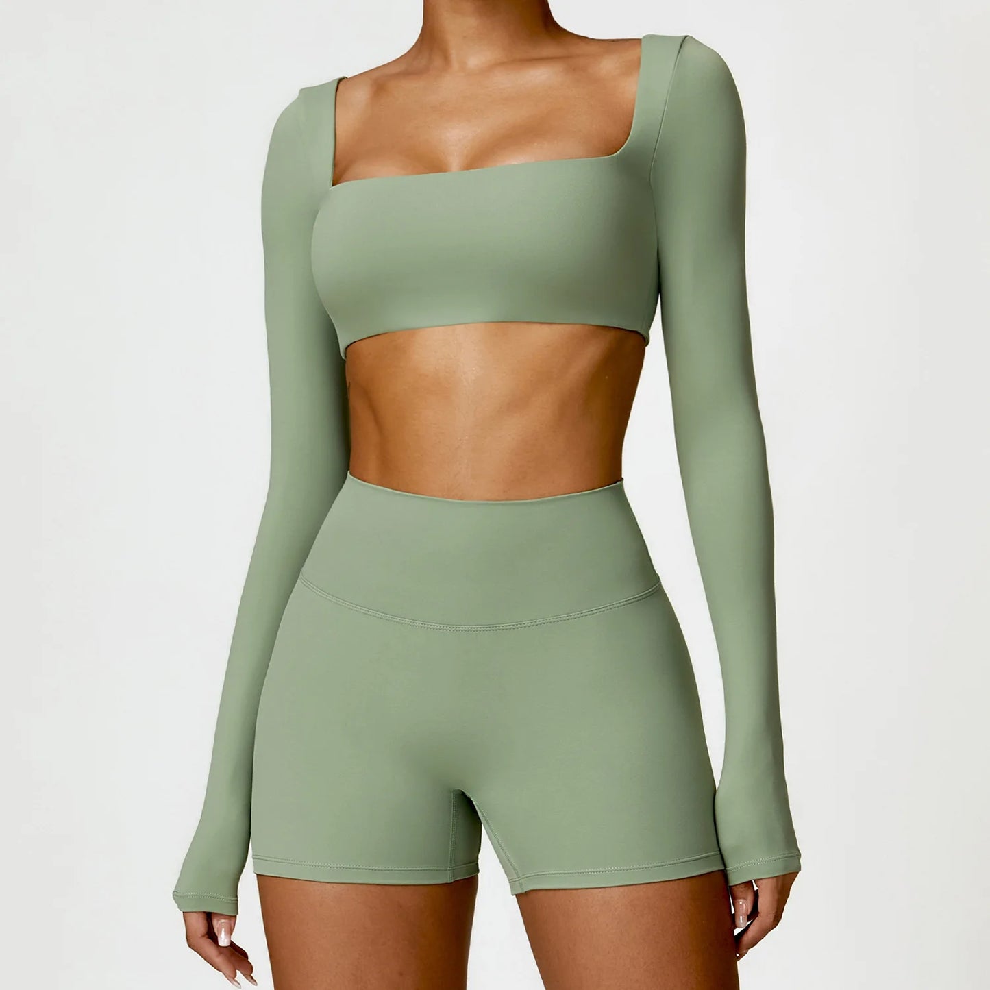 2-Piece Yoga Shorts Fitness Set
