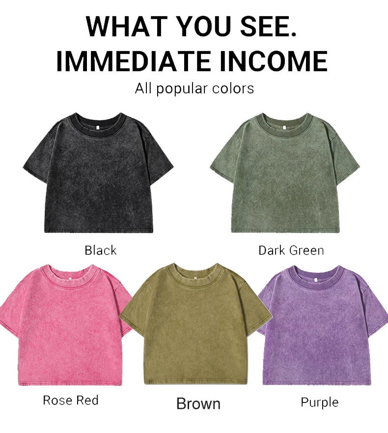 Slim Fit Washed Cotton T-Shirt