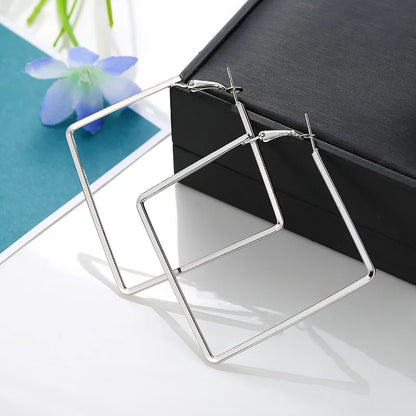 Oversize Geometric Hoop Earrings
