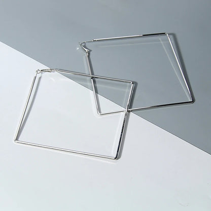 Oversize Geometric Hoop Earrings