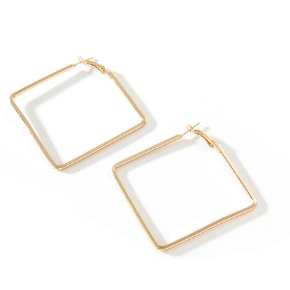 Oversize Geometric Hoop Earrings