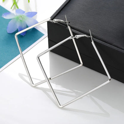 Oversize Geometric Hoop Earrings