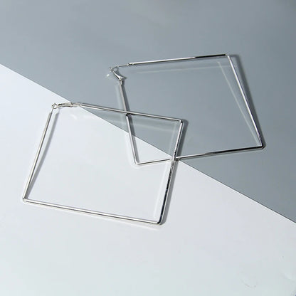 Oversize Geometric Hoop Earrings