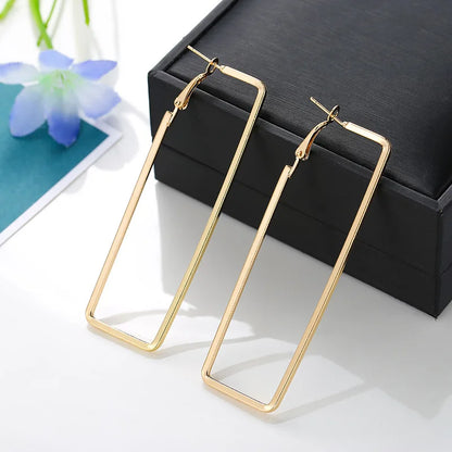 Oversize Geometric Hoop Earrings