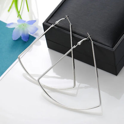 Oversize Geometric Hoop Earrings