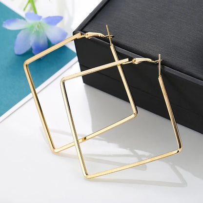 Oversize Geometric Hoop Earrings