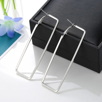 Oversize Geometric Hoop Earrings
