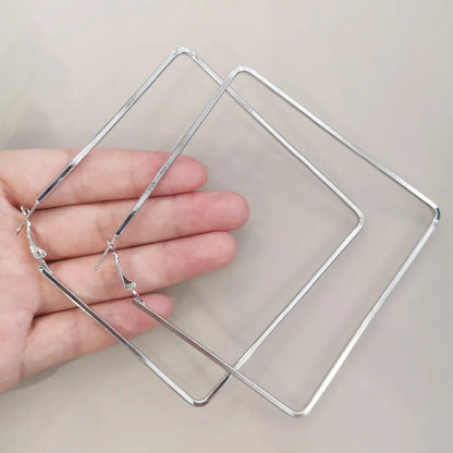 Oversize Geometric Hoop Earrings
