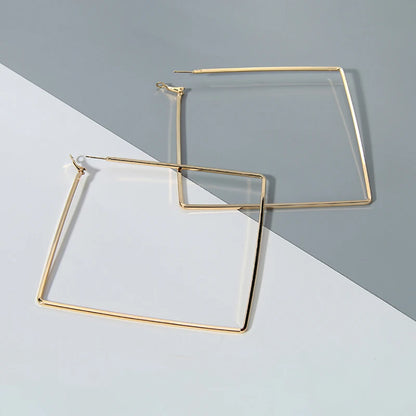 Oversize Geometric Hoop Earrings