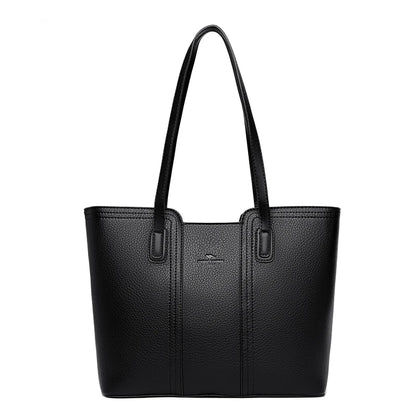 Luxury Leather Shoulder Tote Bag