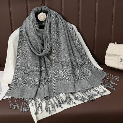 Luxury Autumn Cashmere Pashmina Shawl