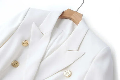 Luxury Pocket Blazer with Belt