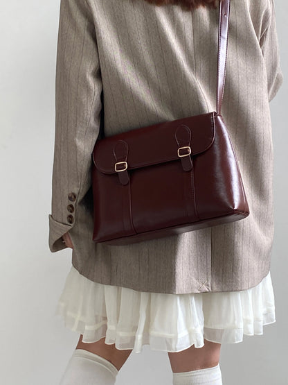 Vintage PU Leather Shoulder Bag