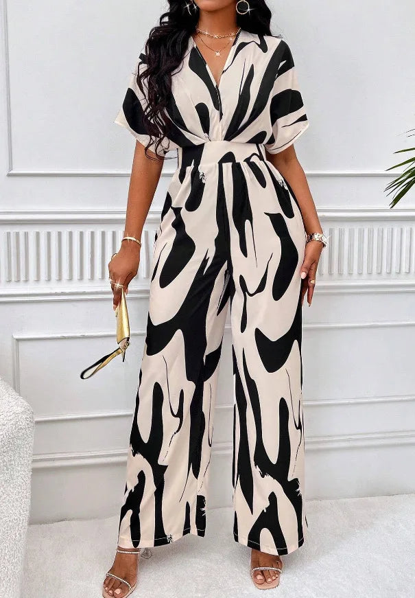 Sexy V-Neck Sleeveless Jumpsuit