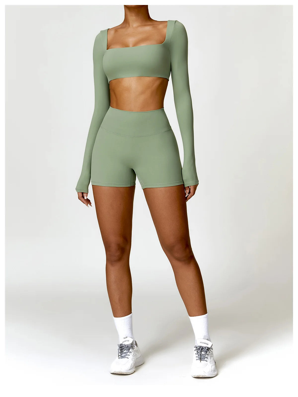 2-Piece Yoga Shorts Fitness Set