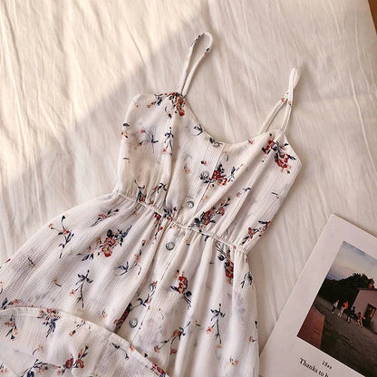 Sleeveless Floral Wide Leg Jumpsuit
