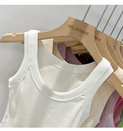 Women’s Ribbed Solid Tank Top