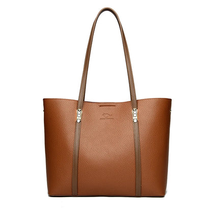 Luxury Leather Shoulder Tote Bag