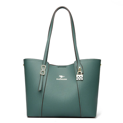 Luxury Leather Shoulder Tote Bag