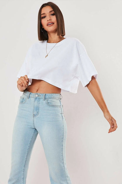 Cotton Yoga & Fitness Crop Top