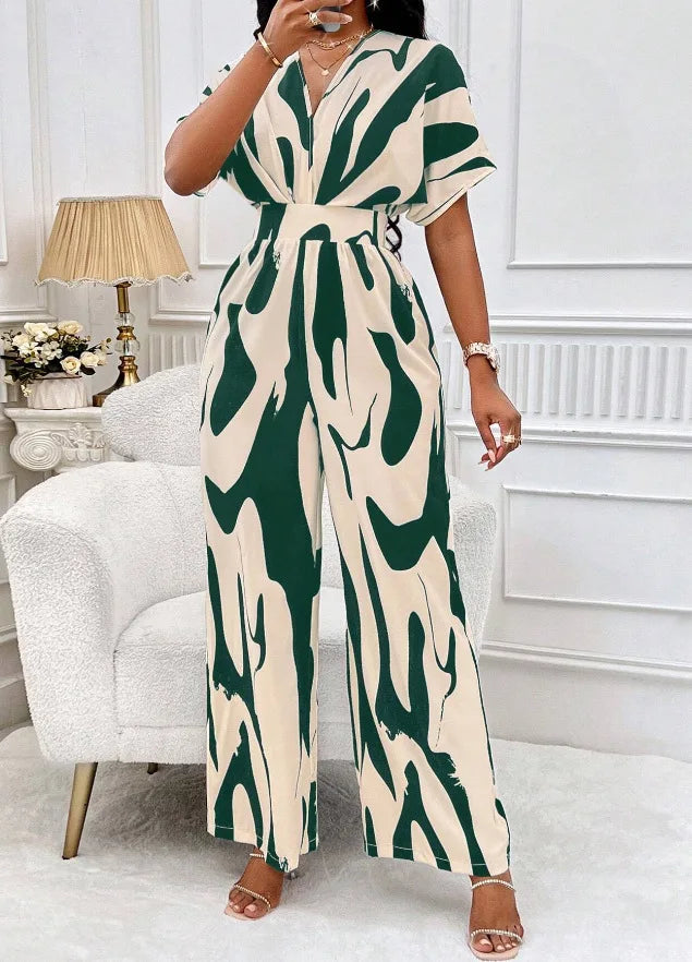 Sexy V-Neck Sleeveless Jumpsuit