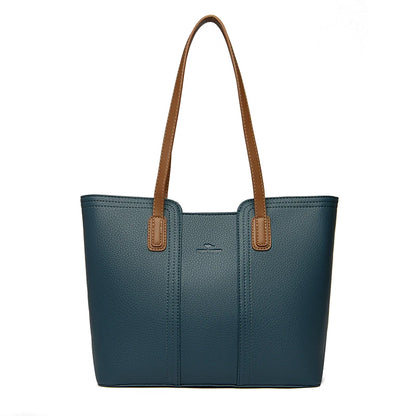 Luxury Leather Shoulder Tote Bag