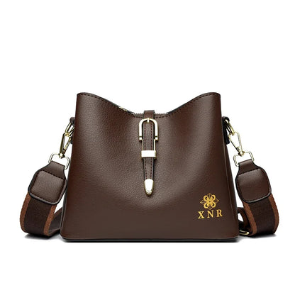 Luxury Designer Leather Bucket Bag