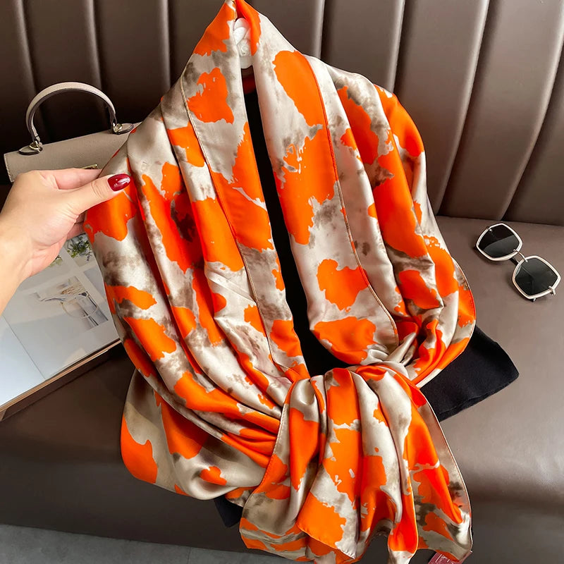 Luxury Polyester Spring Scarf
