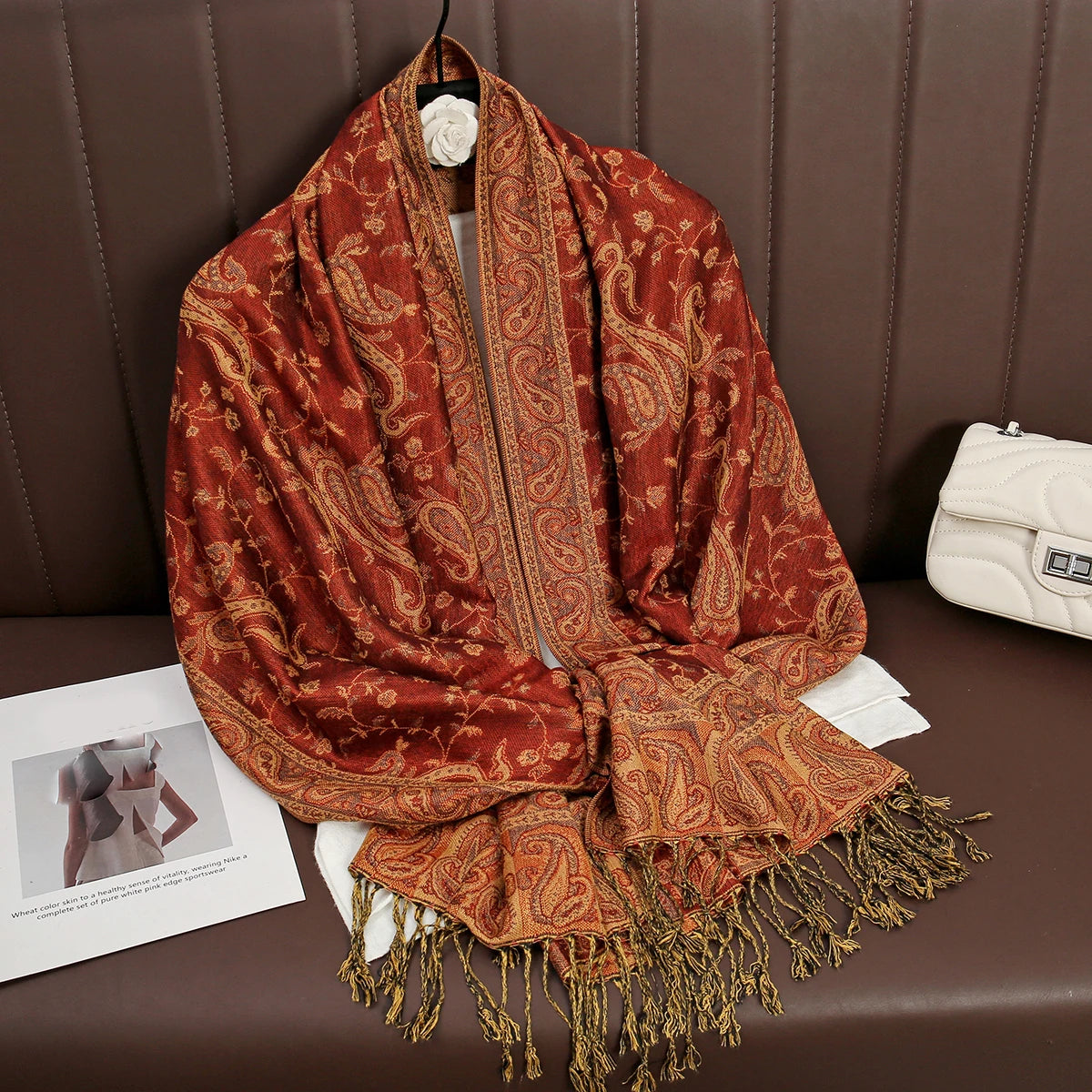 Luxury Autumn Cashmere Pashmina Shawl