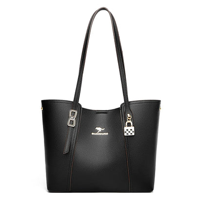 Luxury Leather Shoulder Tote Bag