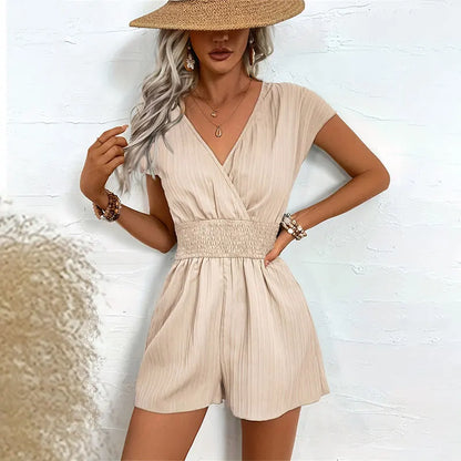 Summer Women's Jacquard Romper