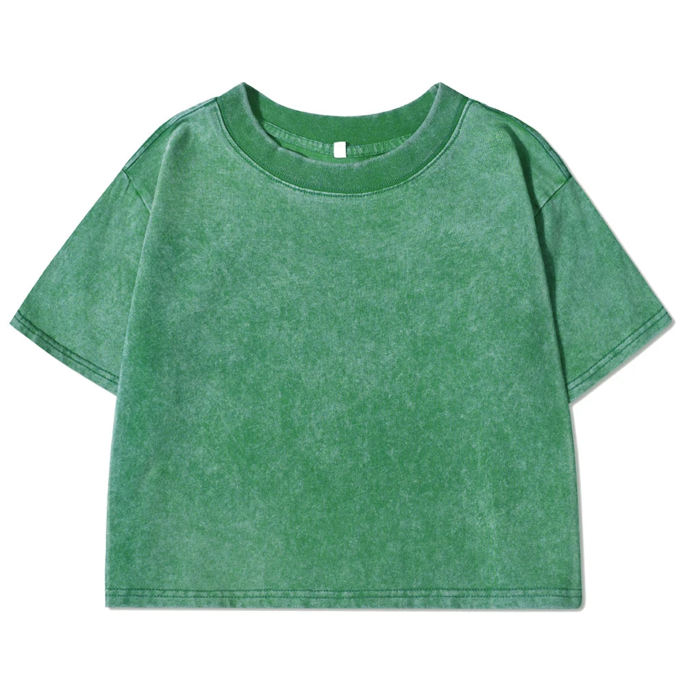 Slim Fit Washed Cotton T-Shirt