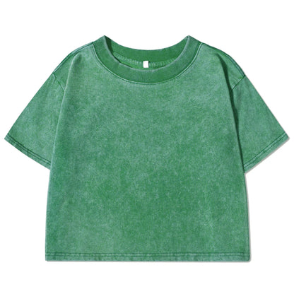 Slim Fit Washed Cotton T-Shirt