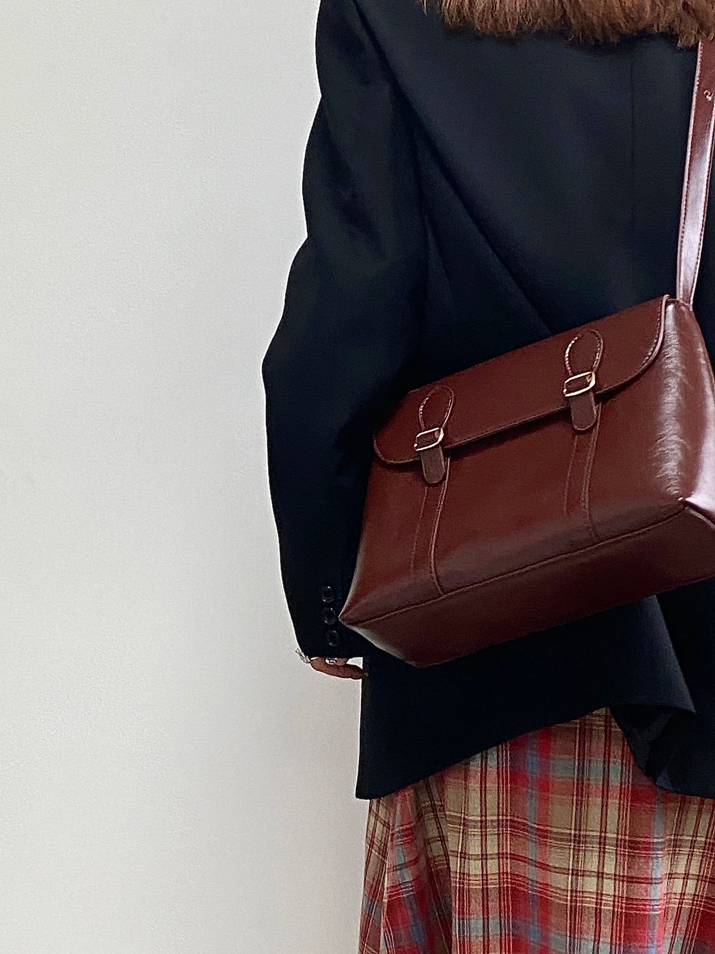 Vintage PU Leather Shoulder Bag