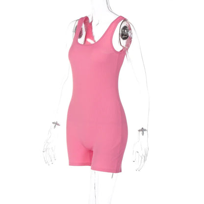 Dulzura Sleeveless Bodycon Romper