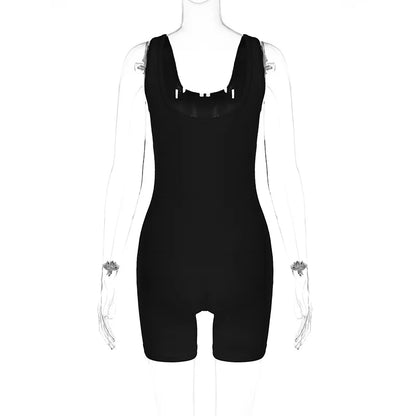 Dulzura Sleeveless Bodycon Romper