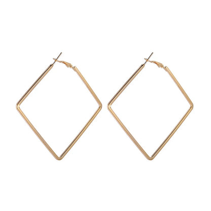 Oversize Geometric Hoop Earrings