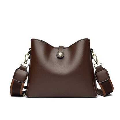 Luxury Designer Leather Bucket Bag