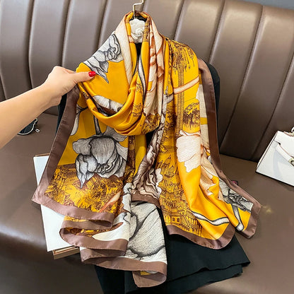 Luxury Polyester Spring Scarf